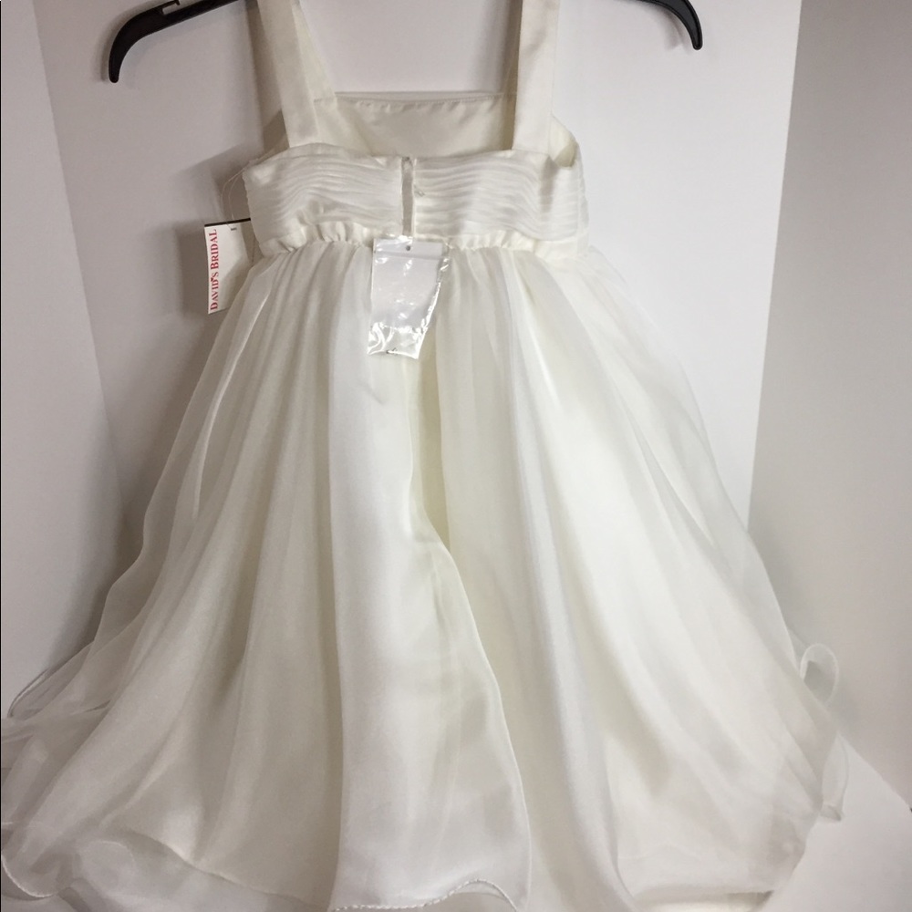 🔥”HP”🔥 KID’S PARTY Tea-Length Organza 3D Flower & Ruffle - Picture 6 of 6